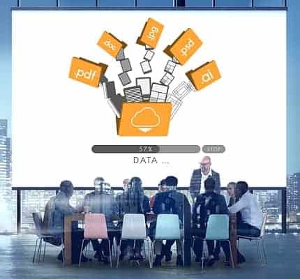 Data Backup Files Online Database Storage Concept
